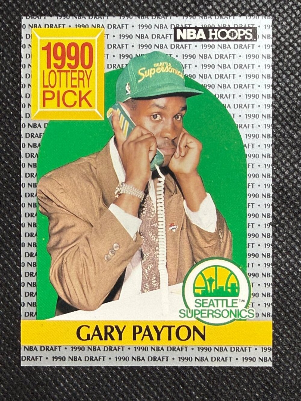 1990-91 Hoops #391 Gary Payton RC Rookie Seattle SuperSonics